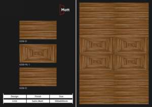 Carreaux muraux en céramique de qualité export 300x600mm pour salle de bain et cuisine, finition brillante, mate, effet sucre, design mural intérieur luxueux - Product Image 4