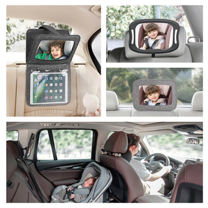 Rétroviseur de voiture HD incassable rotatif à 360 ° pour bébé avec logo personnalisé Rétroviseur d'observation pour bébé pour la commodité des parents - Product Image 4
