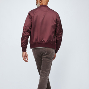 Nueva llegada chaquetas de bombardero para los hombres Casualwear hombres chaqueta de bombardero de diseño personalizado hombres chaqueta de bombardero al por mayor con servicio OEM - Product Image 2