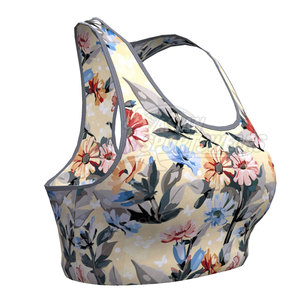 Soutien-gorge de sport moderne et écologique à maintien sûr avec panneau en maille respirante et logo frontal pour la gym, le yoga et un confort quotidien - Product Image 5