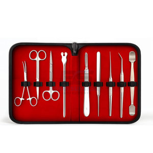 Kit de dissection manuelle avancé pour étudiants en médecine et instruments chirurgicaux vétérinaires en acier inoxydable - Product Image 1