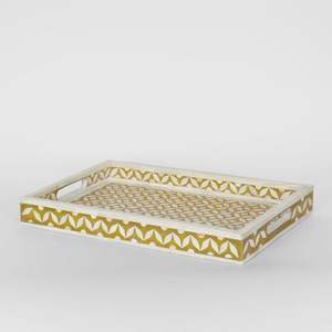 BEAU PLATEAU D'INLAISSEUR PLATEAU DE SERVICE FAIT À LA MAIN LUXE Os Incrustation Ramadan Petit Déjeuner Alimentaire Fruits Café Thé Plateau Décoratif - Product Image 6