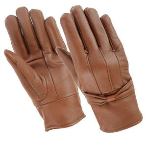 New Arrival Classic Style Spring Winter Warm Black Genuine Sheepskin <b>Men</b> s <b>Leather</b> Dress <b>Gloves</b> - Product Image 2