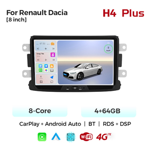 Lecteur multimédia automobile Android MEKEDE, navigation stéréo 8 pouces pour Renault <span class=keywords><strong>Dacia</strong></span> - Product Image 1