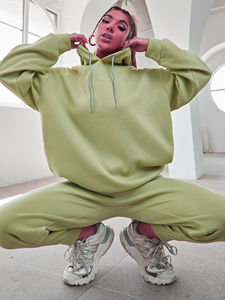 Ensemble de jogging 2-en-1 personnalisable pour femme, imprimé, respirant, séchage rapide, antibactérien, motif uni, grande taille, été - Product Image 4