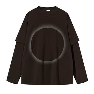 เสื้อยืดผู้ชายสองชั้นทำจากโรงงานผลิตโดยตรง - Product Image 3