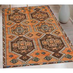 Tapis imprimé 3D vibrant, petit tapis de bain turc antidérapant, tapis fin non tissé - Product Image 3