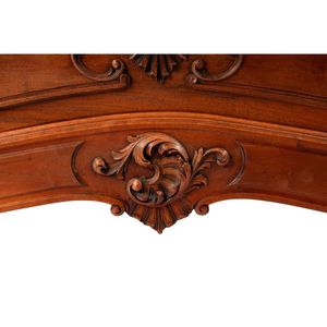 เตียงไม้มะฮอกกานีไม้เนื้อแข็งแกะสลักด้วยมือสไตล์คลาสสิกโบราณผู้ผลิตเฟอร์นิเจอร์แกะสลักตามสั่ง-เฟอร์นิเจอร์ที่อยู่อาศัย - Product Image 5