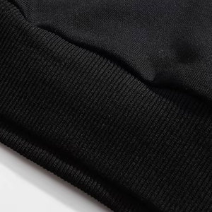 เสื้อสเวตเตอร์คอกลมผ้าฝ้ายสำหรับผู้ชายดีไซน์แบบสั่งตัดมาใหม่ผ้าโพลีเอสเตอร์/ ผ้าฝ้ายสีพื้นสำหรับฤดูใบไม้ร่วง - Product Image 4