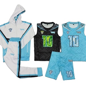 Uniforme de Baloncesto Personalizado, Transpirable y de Secado Rápido, con Sublimación, para Equipos, Tallas Grandes, 100% Poliéster - Product Image 2