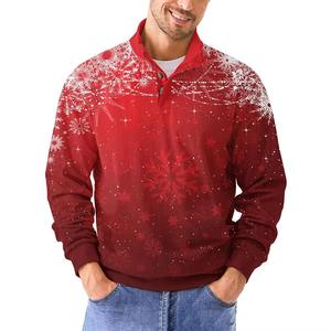 Sweat à capuche pour homme de Noël, confortable et tendance, 100% polyester, Noël avec logo personnalisé, faible MOQ - Product Image 3