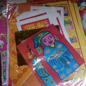 ขายส่งชุดกระดาษโกลเด้นโจส ชุดอวยพรวันตรุษจันทร์ทุ่นท้องชุดปีใหม่สําหรับตรุษจันทร์ - Product Image 5