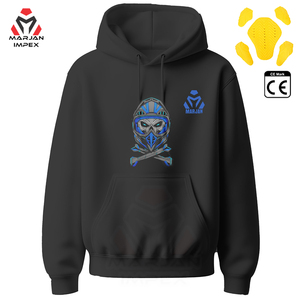 Biker Motorcycle Fleece <b>Hoodie</b> Unisex Cozy Winter Pullover with Vintage <b>Bike</b> Design Casual Riding Windproof Streetwear - Product Image 2