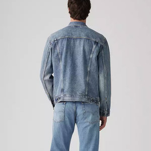 Winter Warm Regular Length <b>Denim</b> <b>Jackets</b> <b>For</b> <b>Men</b> / Custom Collar Design <b>Men</b> Fashionable <b>Denim</b> <b>Jackets</b> - Product Image 2
