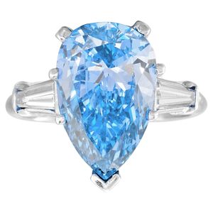 Bague de fiançailles pour femme en diamant Pariba, plaqué or 18 carats, certifiée IGI, diamant naturel taille brillant tendance - Product Image 4