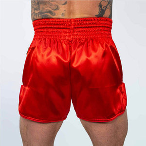 กางเกงมวยไทยชาย น้ำหนักเบา ทนทาน แห้งเร็ว ผลิตจากโพลีเอสเตอร์ 100% สำหรับฝึกศิลปะการต่อสู้และออกกำลังกายในยิม - Product Image 4