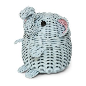 Accesorios para bebés recién nacidos, cesta de mimbre colorida, organizador de almacenamiento con forma de animal, cestas organizadoras. - Product Image 5