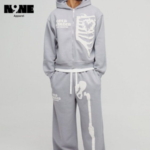 Fabricante de Ropa Deportiva Personalizada OEM, Conjuntos de Sudadera con Capucha de Verano para Hombre, de Alta Calidad, 100% Algodón, Talla Grande - Product Image 5