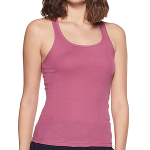 เสื้อกล้ามถักลายการ์ตูนของผู้หญิงเสื้อออกกำลังกายเล่นยิมโยคะผ้าฝ้ายลำลองแขนกุดสำหรับฤดูร้อน - Product Image 4