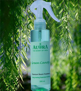 Désodorisant d'ambiance à l'huile essentielle d'arbre à thé, 200 ml, vaporisateur liquide, base d'huile essentielle, longue durée, décoration naturelle pour la maison, prix d'usine, étiquette personnalisée - Product Image 1