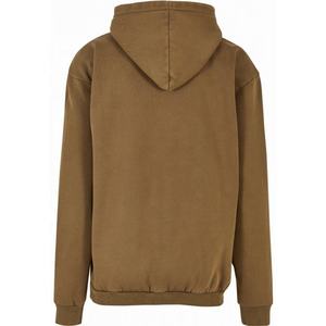 Sweat-shirt à capuche surdimensionné en coton 100% pour homme, tendance 2024, personnalisé OEM, de haute qualité, délavé à l'acide, avec poche en polaire, brodé et gaufré - Product Image 2