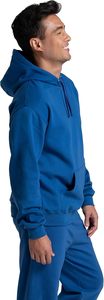 Sweat-shirt surdimensionné en molleton de coton pull pour hommes sweat à capuche à épaules tombantes Streetwear de couleur unie de style hiver chaud personnalisé - Product Image 2