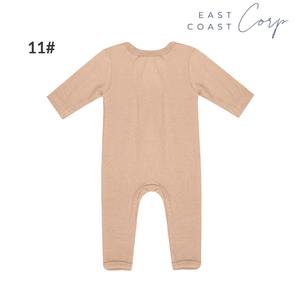 Barboteuse unisexe en coton biologique style minimaliste pour bébé - Product Image 2