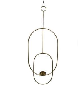 Porte-bougie chauffe-plat artisanal de luxe pour décoration murale, en fer plaqué laiton personnalisé, idéal pour Pâques - Product Image 1