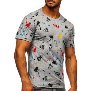 Dernière impression par sublimation T-shirt hommes vêtements d'été personnaliser la couleur sublimée T-shirt pour hommes à prix réduit - Product Image 5