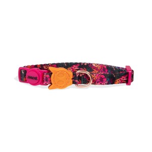 Farm Rio Selva Classic Western Dog <b>Collar</b> Breakaway Polyester <b>Pet</b> <b>Collar</b> with Lights Solid & Striped Print for Dogs - Product Image 2