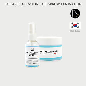 Meilleures ventes en Corée, fabrication sûre pour l'extension des cils, gel anti-allergie 80g et spray 50ml, marque distributeur OEM - Product Image 5