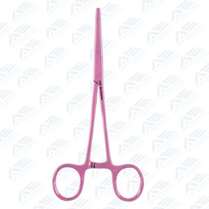 Juego de Instrumentos Médicos Combinados Manuales de Acero Inoxidable Rosa Completo, Paquete de 3, con Tijeras Quirúrgicas Kocher, Certificado CE - Product Image 4