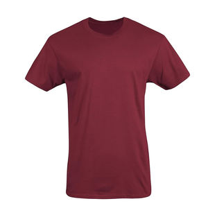 T-shirts pour hommes en mélange de coton à col rond, manches courtes, imprimés personnalisés, mélange de coton à 25% - Product Image 1