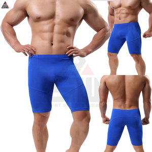 Shorts de compression pour hommes 100% coton séchage rapide taille élastique décontracté été Sport course à pied Gym - Product Image 3