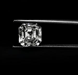 Piedra suelta de moissanita de corte Asscher de 8mm con certificado GRA, elegante Diamante de laboratorio de gemas de corte escalonado para joyería de moda minimalista - Product Image 2