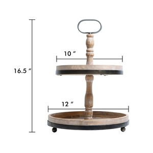 Soportes de exhibición de pastel de madera y Metal personalizables de calidad superior Nueva llegada de la India Precio al por mayor Venta caliente Herramientas de pastel - Product Image 2