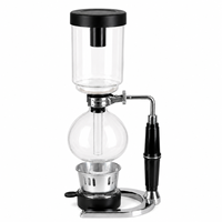 Cafetière Siphon en Verre Borosilicate Haute Qualité avec Filtre Réutilisable et Composants en Acier Inoxydable – Machine à Café Sous Vide pour la Maison (Vente en Gros)