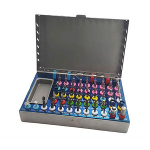 Juego de Instrumentos Quirúrgicos Dentales Manuales de Acero Inoxidable Universal Básico de Alta Calidad, Fresas de Densificación Ósea, Clase I CE - Product Image 3