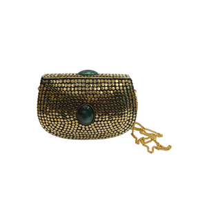 Nouveaux sacs de chiffons de velours de conception polyvalente pour des sacs de cordon de chiffons de femme avec l'ambroisie de pierre de perle frappée grise pour l'usage de dame - Product Image 3