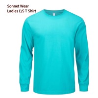 T-shirt de sport pour femme, coupe décontractée, manches longues, coupe régulière, respirant, séchage rapide, pour la course à pied, le yoga, la remise en forme, été, 100% coton