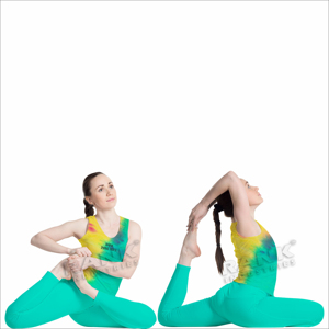 Conjunto de Yoga para mujer, ropa deportiva que absorbe la humedad con Sujetador deportivo elástico y mallas, ideal para ejercicio, gimnasio y trotar - Product Image 5
