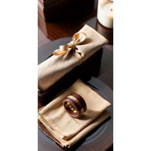 Sustainably <b>Crafted</b> Wooden Napkin <b>Rings</b> <b>for</b> Weddings & Parties and Elegant Dining Arrangements - Product Image 5