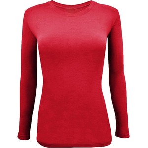 Confortable Super extensible à manches longues infirmière sous-vêtements Yoga tissu respirant séchage rapide hôpital gommage chemises pouce manchette - Product Image 1