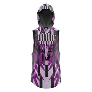 Personalizable secado rápido Transferencia de Calor impreso goteo estilo bandera americana sin mangas fútbol Jersey transpirable de talla grande ropa de equipo - Product Image 1