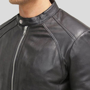 Chaqueta de Cuero de Alta Calidad para Hombre, Manga Larga, Estilo Moderno, al Mejor Precio, Cuello Alto, Chaqueta de Trabajo Personalizable para Hombre - Product Image 5