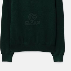 Sweat-shirt à col zippé pour homme, best-seller, 100% coton, couleur unie, manches longues, séchage rapide, fermeture éclair, automne - Product Image 3