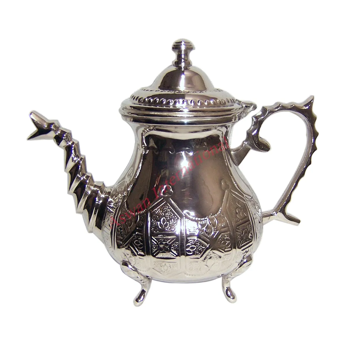 الشاي الملكي 1.0 Qt. الفولاذ المقاوم للصدأ براد شاي مع إزالة المساعد على التحلل سلة و للطي مقبض في النحاس اللون