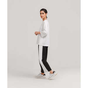 Pantalon rayé coupe décontractée pour femmes Pantalons et pantalons confortables pour femmes - Product Image 2