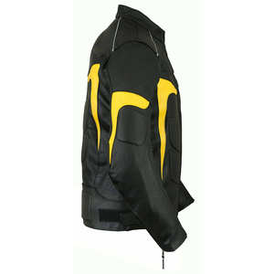 Chaqueta de moto de Turismo de cuero auténtico rojo para hombre con armadura interior impermeable ropa deportiva personalizada para adultos - Product Image 3