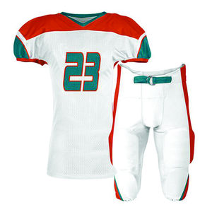 OEM por encargo nuevo diseño 2024 uniforme de fútbol americano con alta calidad transpirable 100% poliéster uniforme de fútbol americano - Product Image 5